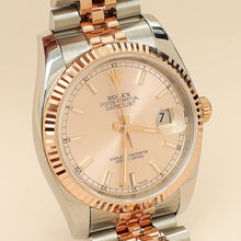 Rolex 18K Rose Gold Oyster Datejust 36mm Watch