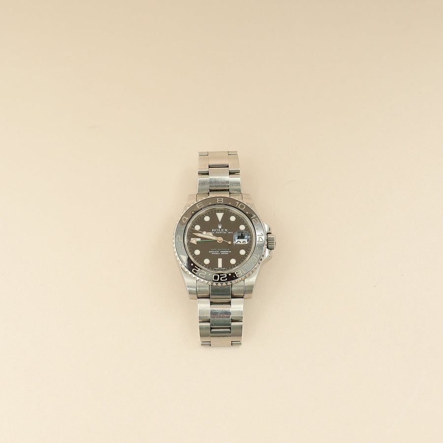 Rolex Stainless Steel GMT Master II 40mm Watch
