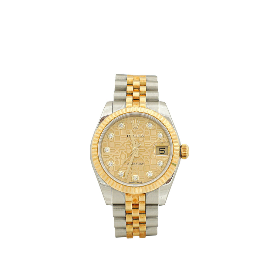 Rolex Stainless Steel & Yellow Gold Datejust 31mm Watch