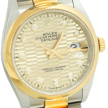 Rolex 18K Yellow Gold Osytersteel Datejust 36mm Watch
