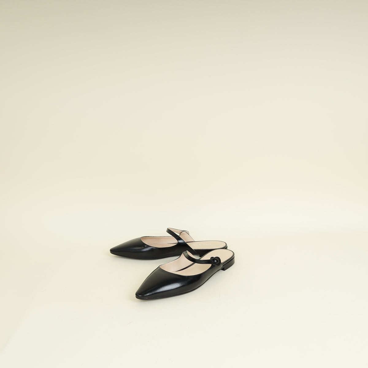 Prada Black Mary Jane Flat Mule 40