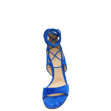 Gianvito Rossi Blue Cross Ankle Strap Sandals 40