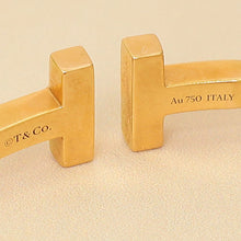 Tiffany & Co. 18K Yellow Gold T Wire Diamond MOP Small Bracelet