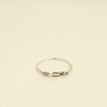 Tiffany & Co. Silver Sterling Paloma Picasso Knot Hinged Bangle