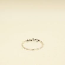 Tiffany & Co. Silver Sterling Paloma Picasso Knot Hinged Bangle