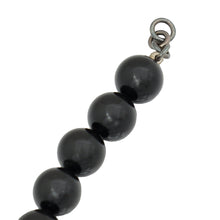 Tiffany & Co Silver Retired Picasso Olive Leaf Bead Onyx Bracelet
