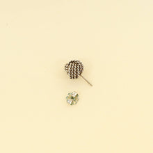 Tiffany & Co. Silver Twist Knot Stud Earrings
