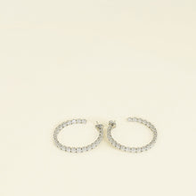 Tiffany & Co. Platinum Diamond Hoop Earrings