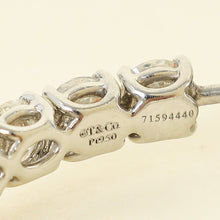 Tiffany & Co. Platinum Diamond Hoop Earrings