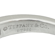 Tiffany & Co, Platinum Setting Engagement Ring with a Channel-set Diamond Band