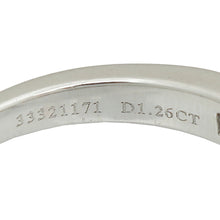 Tiffany & Co, Platinum Setting Engagement Ring with a Channel-set Diamond Band