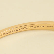Tiffany & Co. 18K Pink Gold T1 Narrow Diamond Hinged Bangle
