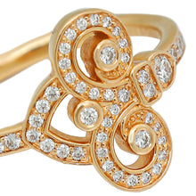 Tiffany & Co. 18K Pink Gold Fleur de Lis Diamond Ring 54