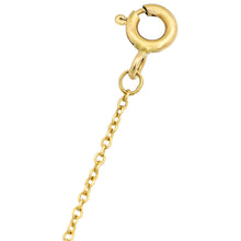 Tiffany & Co. 18K Yellow Gold Mini Vintage Oval Key Diamond Necklace