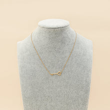 Tiffany & Co. 18K Rose Gold Heart Key Pendant Necklace