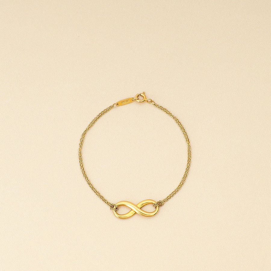 Tiffany & Co. 18K Yellow Gold Infinity Bracelet