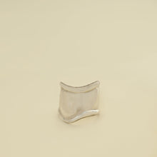Tiffany & Co. Silver Elsa Peretti Bone Cuff Small Model Right Hand