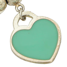 Tiffany & Co Mint Heart Tag Bead Bracelet