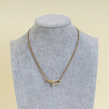 Tiffany & Co. 18K Rose Gold Diamond Hardwear Double Link Pendant Necklace