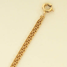Tiffany & Co. 18K Rose Gold Diamond Hardwear Double Link Pendant Necklace