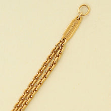 Tiffany & Co. 18K Rose Gold Diamond Hardwear Double Link Pendant Necklace