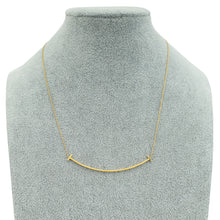 Tiffany & Co. 18K Yellow Gold T Smile Large Model Pendant Necklace