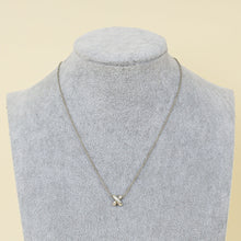 Tiffany & Co. Silver Sterling X Cross Pendant Necklace