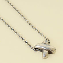 Tiffany & Co. Silver Sterling X Cross Pendant Necklace