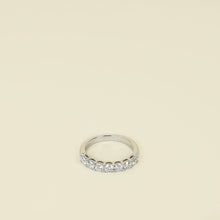 Tiffany & Co. Platinum Forever Half-Circle of Diamonds Band Ring 52