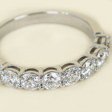 Tiffany & Co. Platinum Forever Half-Circle of Diamonds Band Ring 52