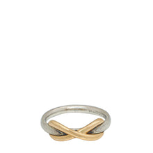 Tiffany & Co 18K Rose Gold Sterling Silver Infinity Ring 49