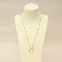 Tiffany & Co. 18K Rose Gold Tiffany Lock Diamond Small Pendant Necklace