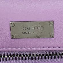 Tom Ford Purple Natalia Python Medium Flap Bag