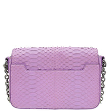 Tom Ford Purple Natalia Python Medium Flap Bag
