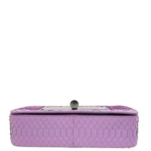 Tom Ford Purple Natalia Python Medium Flap Bag