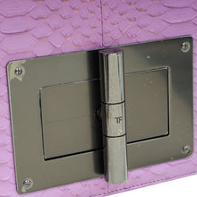 Tom Ford Purple Natalia Python Medium Flap Bag