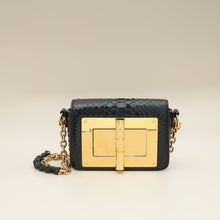 Tom Ford Black Python Natallia Mini Flap Bag