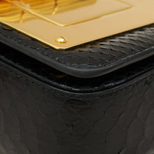 Tom Ford Black Python Natallia Mini Flap Bag