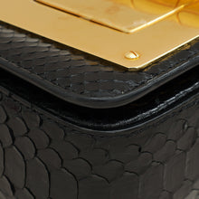 Tom Ford Black Python Natallia Mini Flap Bag