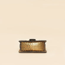 Tom Ford Gold Metallic Python Sienna Shoulder Bag