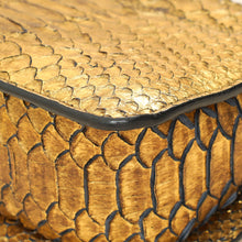 Tom Ford Gold Metallic Python Sienna Shoulder Bag