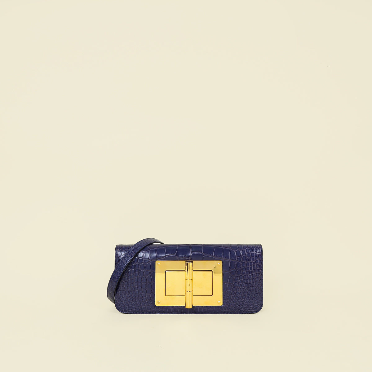 Tom Ford Bicolor Alligator Natalia East West Clutch Bag