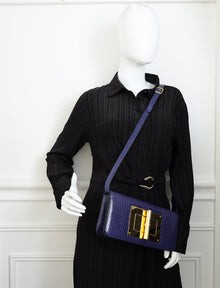Tom Ford Bicolor Alligator Natalia East West Clutch Bag
