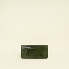 Tom Ford Olive Green Alligator Natalia East West Clutch Bag