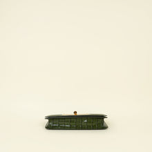 Tom Ford Olive Green Alligator Natalia East West Clutch Bag