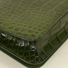 Tom Ford Olive Green Alligator Natalia East West Clutch Bag