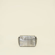 Tom Ford Metallic Silver Python Natalia Shoulder Bag