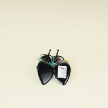 Tom Ford Turquoise Padlock Satin Ankle Wrap Sandal 36