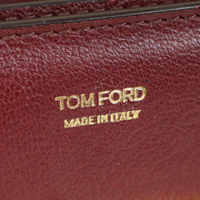 Tom Ford Burgundy Natalia Flap Medium Shoulder Bag