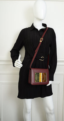 Tom Ford Burgundy Natalia Flap Medium Shoulder Bag